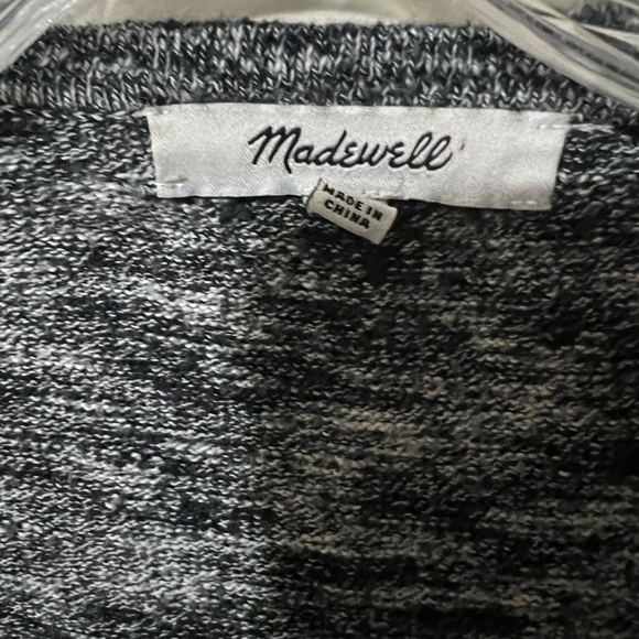 ****Donated****Madewell black & white open cardigan plus size XXL - Picture 2 of 8